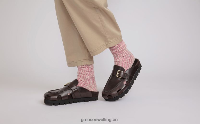 Women Dark Brown DOTTY Grenson R46060371 Sandals