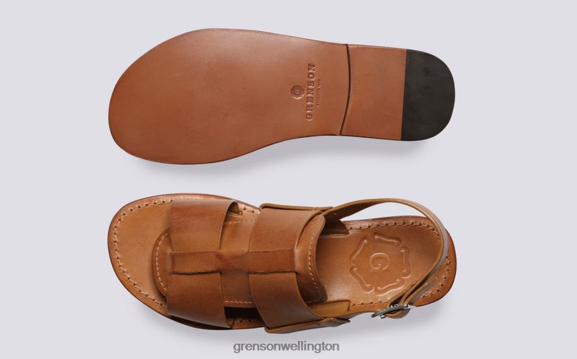 Women Ginger Burnished WILLA 3 Grenson R46060386 Sandals