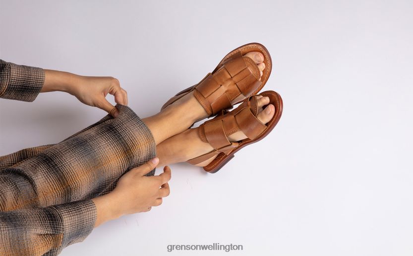 Women Ginger Burnished WILLA 3 Grenson R46060386 Sandals