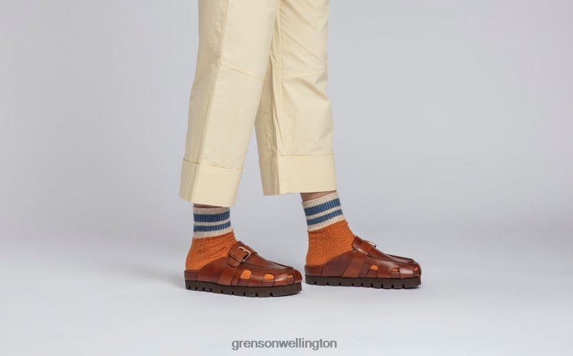 Women Tan DOTTY Grenson R46060370 Sandals