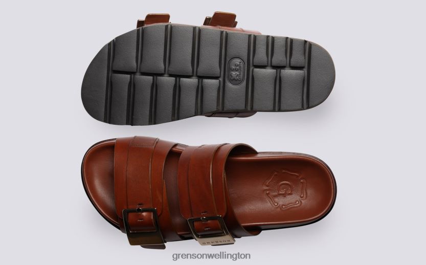 Women Tan IDA Grenson R46060376 Sandals