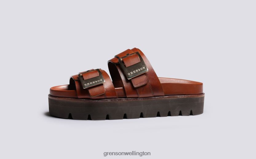 Women Tan IDA Grenson R46060376 Sandals