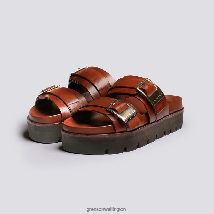 Women Tan IDA Grenson R46060376 Sandals