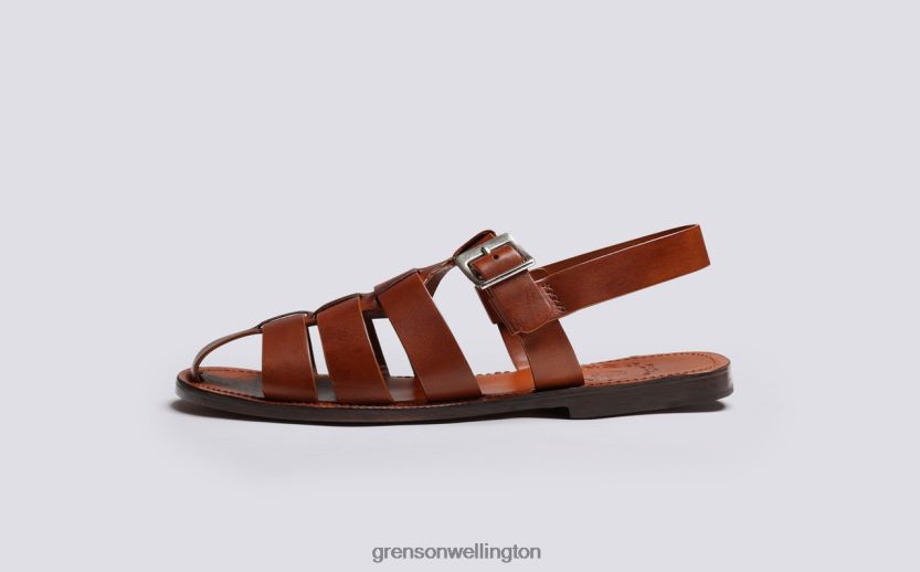 Women Tan QUEENIE Grenson R46060381 Sandals