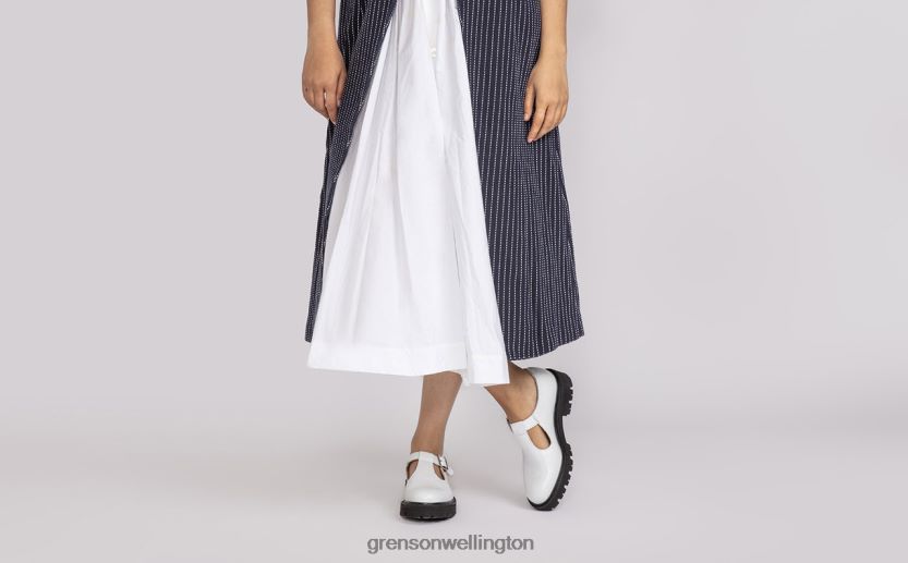 Women White MARYLEBONE Grenson R46060389 Sandals