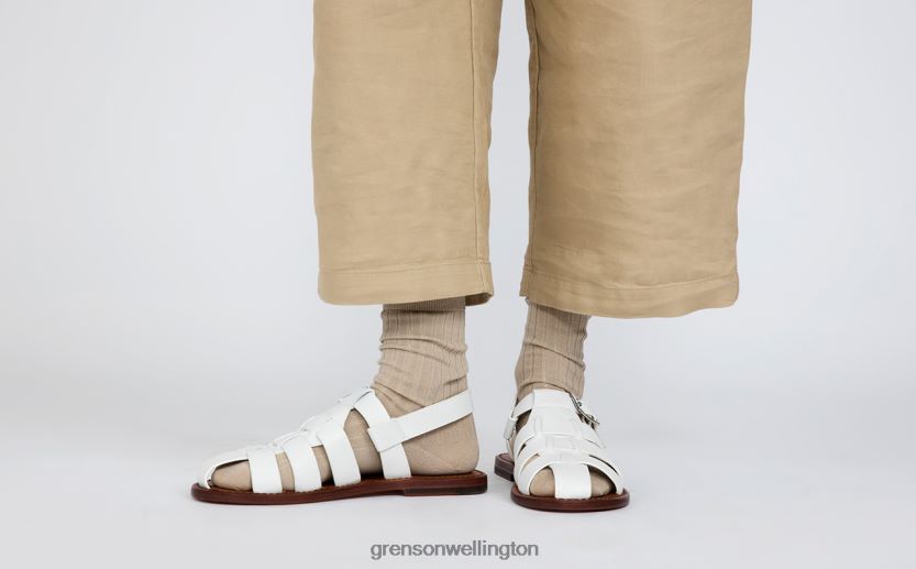 Women White QUEENIE Grenson R46060378 Sandals