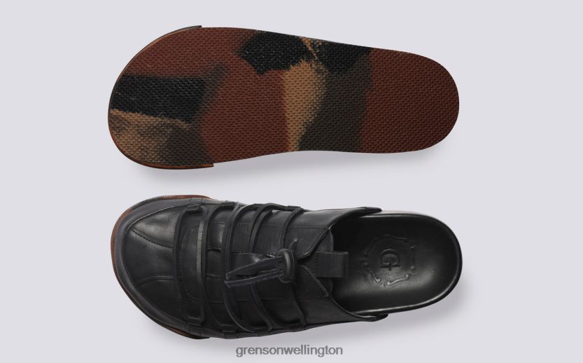 Women Black Burnished SNEAKER 75 Grenson R46060358 Sneakers