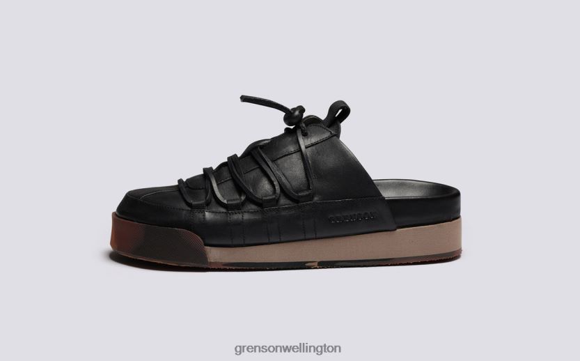 Women Black Burnished SNEAKER 75 Grenson R46060358 Sneakers