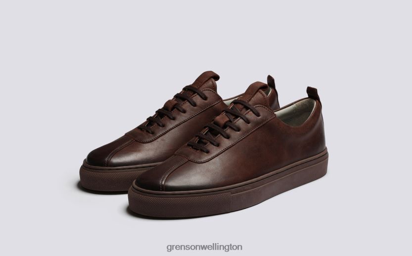 Women Coffee Burnished SNEAKER 1 Grenson R46060338 Sneakers