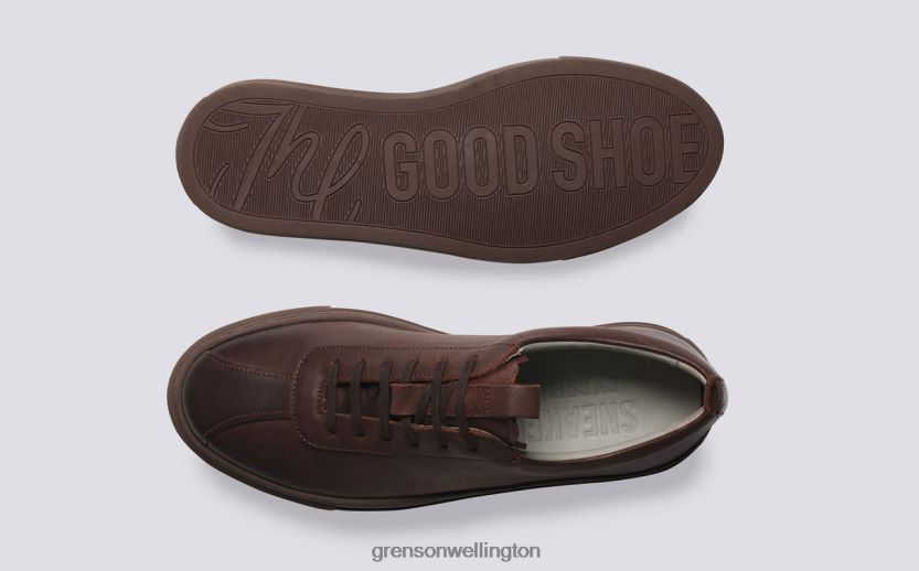 Women Coffee Burnished SNEAKER 1 Grenson R46060338 Sneakers