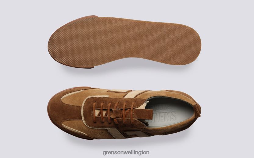 Women Coffee/Cream SNEAKER 51 + Grenson R46060362 Sneakers
