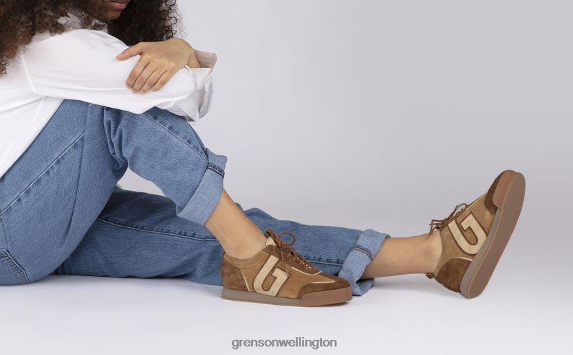 Women Coffee/Cream SNEAKER 51 + Grenson R46060362 Sneakers