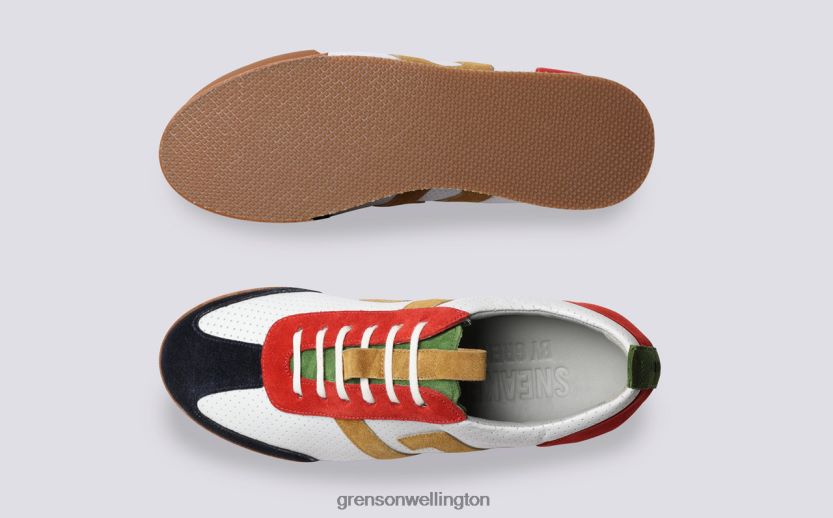 Women Red/Green/White SNEAKER 51 Grenson R46060347 Sneakers