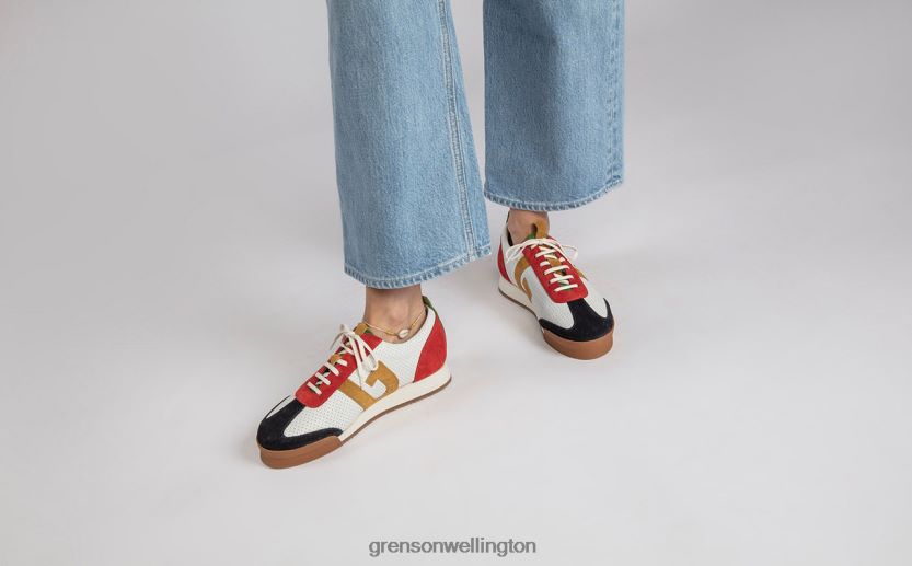 Women Red/Green/White SNEAKER 51 Grenson R46060347 Sneakers