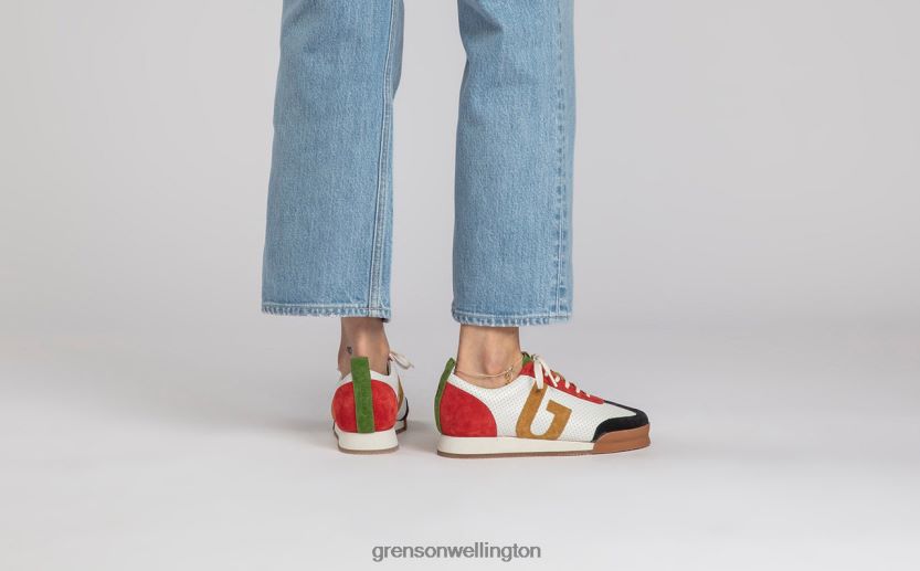 Women Red/Green/White SNEAKER 51 Grenson R46060347 Sneakers