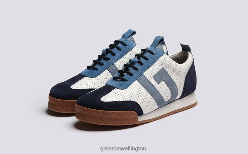 Women White/Blue SNEAKER 51 Grenson R46060344 Sneakers