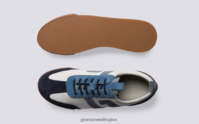 Women White/Blue SNEAKER 51 Grenson R46060344 Sneakers