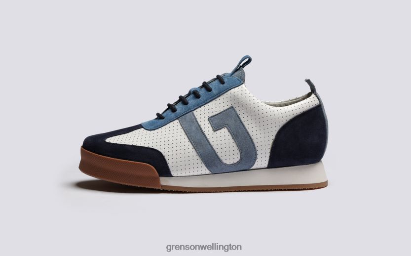 Women White/Blue SNEAKER 51 Grenson R46060344 Sneakers