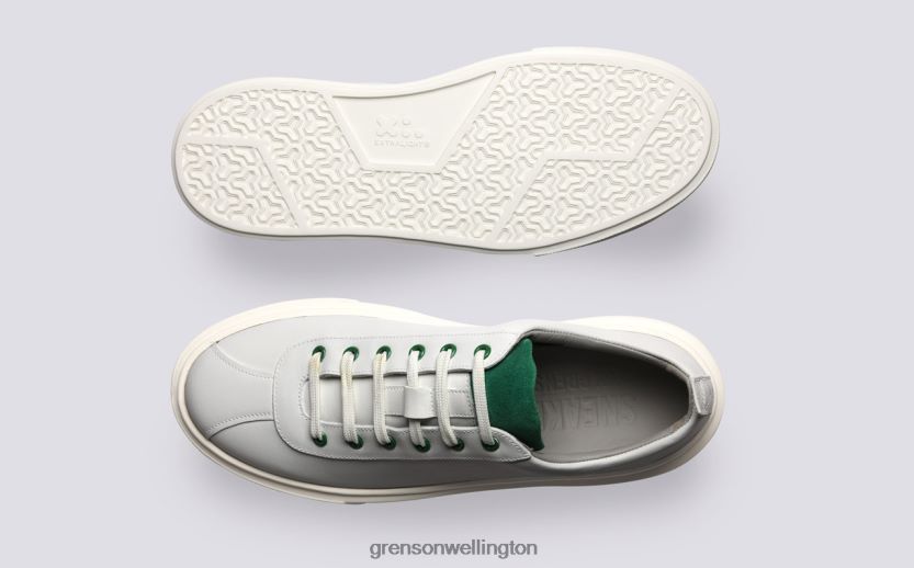Women White/Green SNEAKER 30 Grenson R46060341 Sneakers
