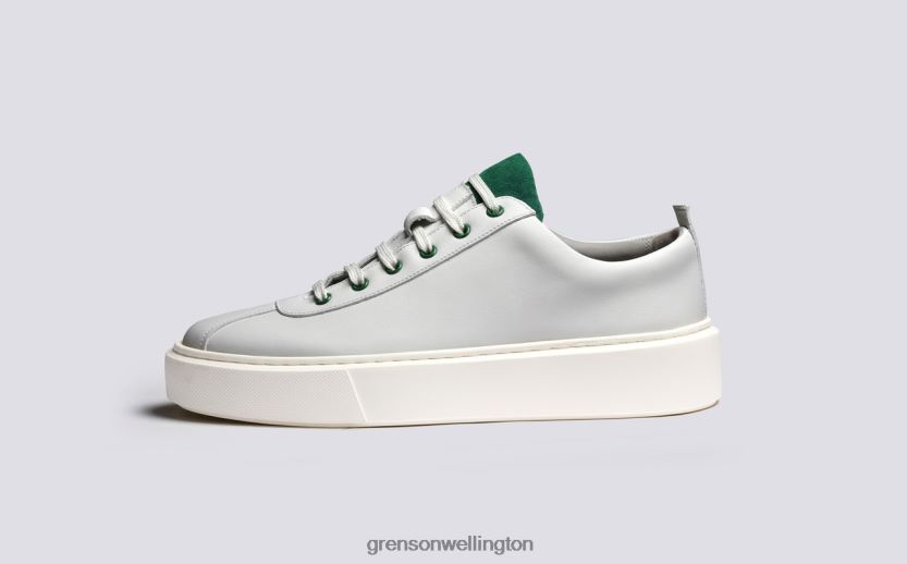 Women White/Green SNEAKER 30 Grenson R46060341 Sneakers