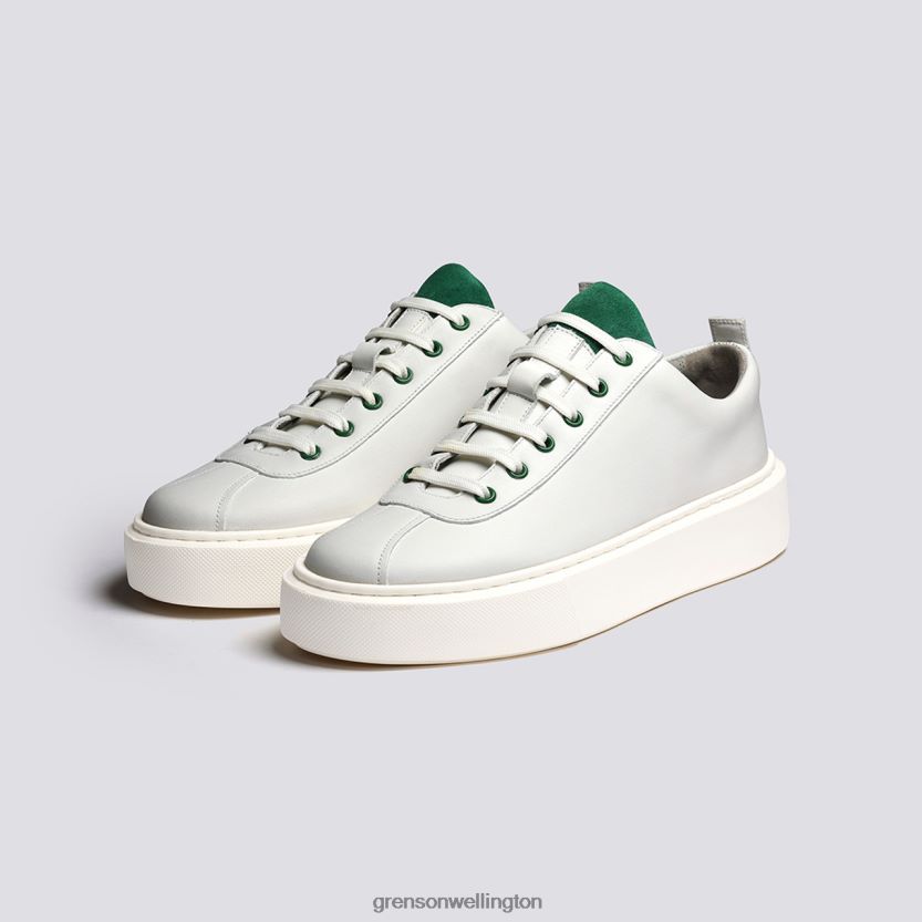 Women White/Green SNEAKER 30 Grenson R46060341 Sneakers