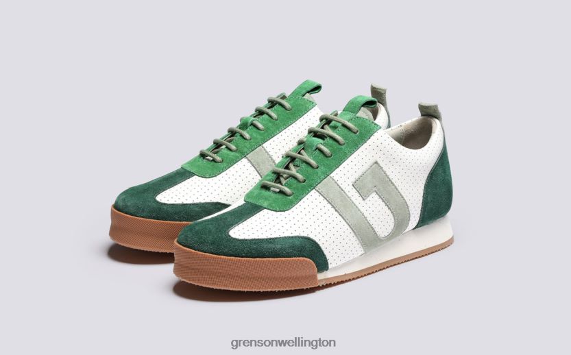 Women White/Green SNEAKER 51 Grenson R46060361 Sneakers