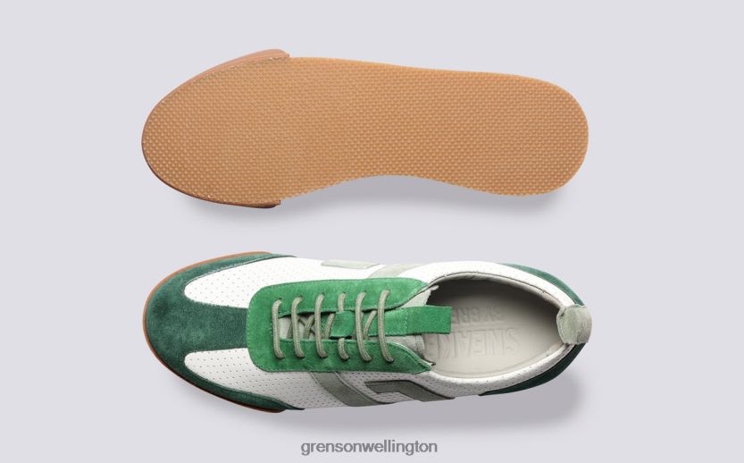 Women White/Green SNEAKER 51 Grenson R46060361 Sneakers