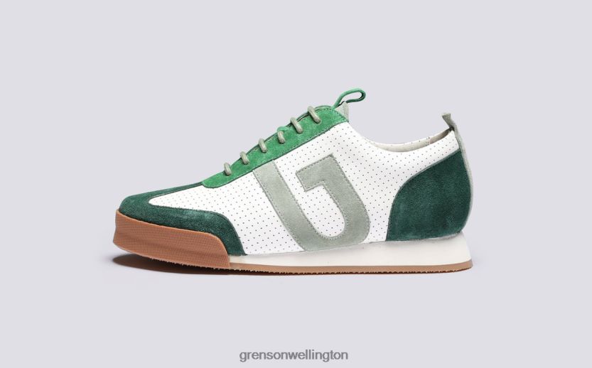 Women White/Green SNEAKER 51 Grenson R46060361 Sneakers