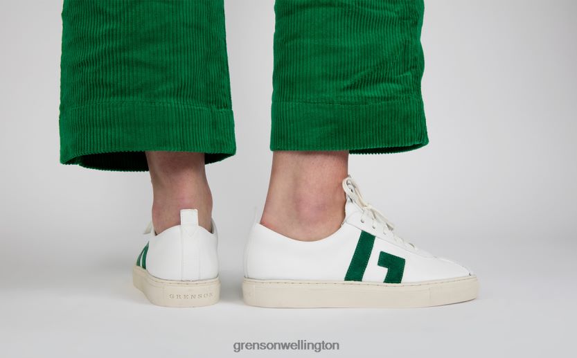 Women White/Green SNEAKER 67 Grenson R46060354 Sneakers