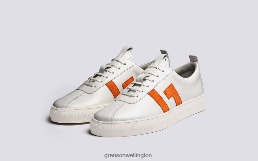 Women White/Orange SNEAKER 67 Grenson R46060353 Sneakers