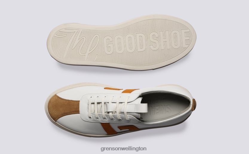 Women White/Yellow SNEAKER 67 Grenson R46060351 Sneakers