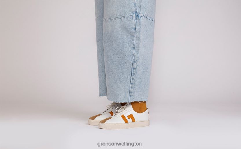 Women White/Yellow SNEAKER 67 Grenson R46060351 Sneakers